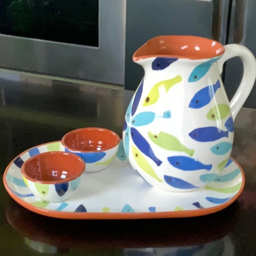 MUD PIE BRAND SERVING SET